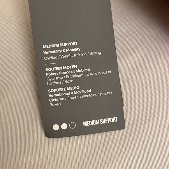 Under Armour NWT Crossback Mid Compression Sports Bra 1X (40DD, 40DDD, 42D) Pink - Picture 6 of 9